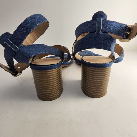 Apt. 9 blue denim sandals - Picture 4 of 4